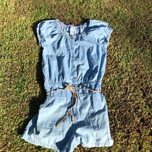 Guess Adorable denim jump suit size 16 girl - Picture 2 of 6